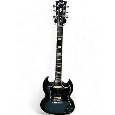 Used Gibson SG Standard Blue to Black Fade Solid Body Electric Guitar