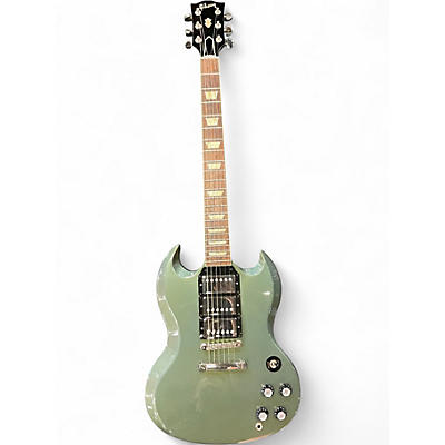 Used Gibson SG Standard Fat Neck Custom Shop Antique Metalllic Teal Solid Body Electric Guitar
