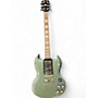 Used Gibson SG Standard Fat Neck Custom Shop Antique Metalllic Teal Solid Body Electric Guitar Antique Metalllic Teal