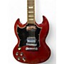 Used Gibson SG Standard Left Handed Cherry Electric Guitar Cherry