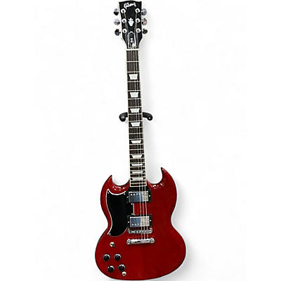 Used Gibson SG Standard Left Handed Heritage Cherry Electric Guitar