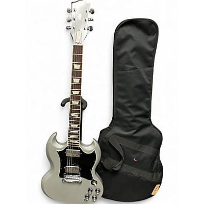 Used Gibson SG Standard Metallic Silver Solid Body Electric Guitar