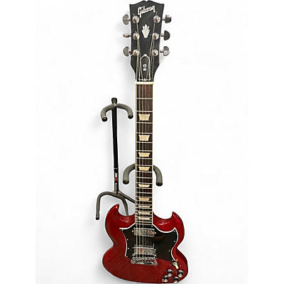 Used Gibson SG Standard Red Solid Body Electric Guitar