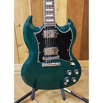 Gibson Used Gibson SG Standard Teal Solid Body Electric Guitar