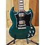 Used Gibson Used Gibson SG Standard Teal Solid Body Electric Guitar Teal