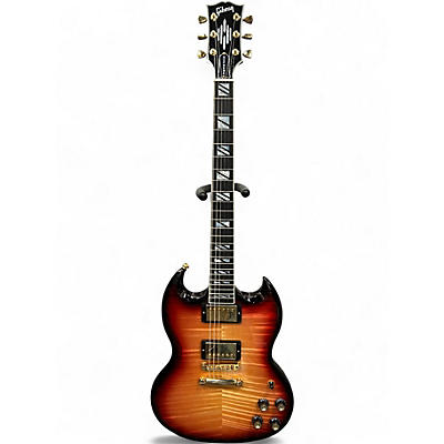 Used Gibson SG Supreme 2 Tone Sunburst Solid Body Electric Guitar