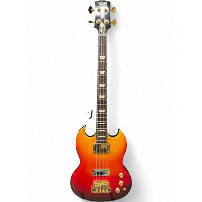 Used Gibson SG Supreme Bass Fire Burst Electric Bass Guitar