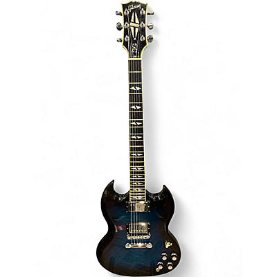 Used Gibson SG Supreme Blue Burst Solid Body Electric Guitar