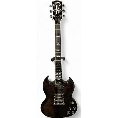 Used Gibson SG Supreme Trans Black Solid Body Electric Guitar