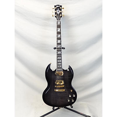 Gibson Used Gibson SG Supreme Translucent Ebony Burst Solid Body Electric Guitar