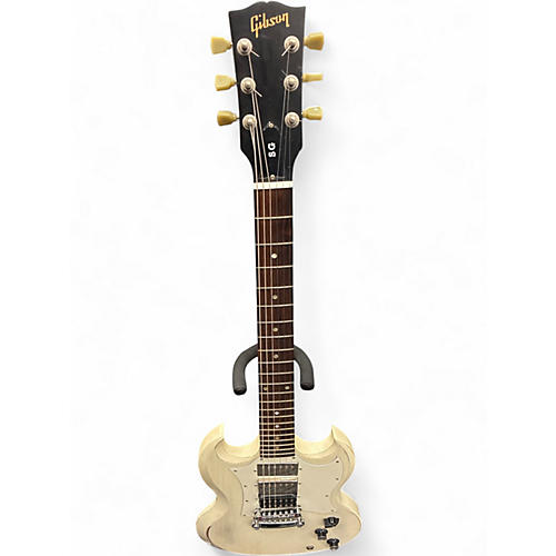 Used Gibson SG Vintage White Solid Body Electric Guitar Vintage White