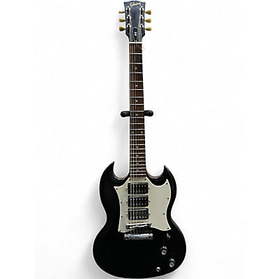 Used Gibson SG3 Black Solid Body Electric Guitar
