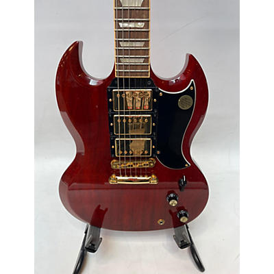 Gibson Used Gibson SG3 Trans Red Solid Body Electric Guitar