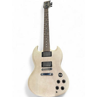 Used Gibson SGJ Trans White Solid Body Electric Guitar