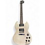 Used Gibson SGJ Trans White Solid Body Electric Guitar Trans White