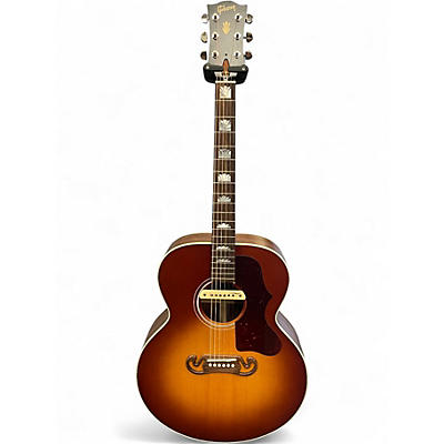 Used Gibson SJ200 Studio Super Jumbo 2 Color Sunburst Acoustic Electric Guitar