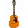 Used Gibson SJ200 Studio Super Jumbo Natural Acoustic Electric Guitar Natural
