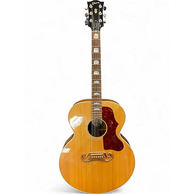 Used Gibson SJ200 Studio Super Jumbo Natural Acoustic Electric Guitar