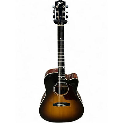 Used Gibson SONGWRITER DELUXE EC OVANGKAL SUNBURST Acoustic Electric Guitar