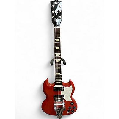Used Gibson Sg Standard w/ Bigsby Wine Red Solid Body Electric Guitar