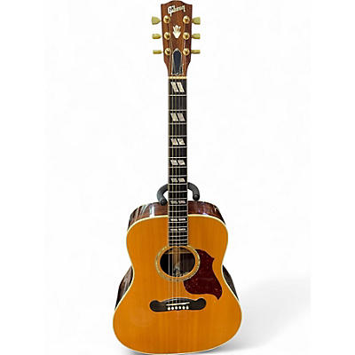 Used Gibson Songwriter Deluxe Natural Acoustic Electric Guitar