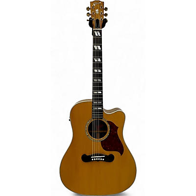 Used Gibson Songwriter Deluxe Natural Acoustic Electric Guitar