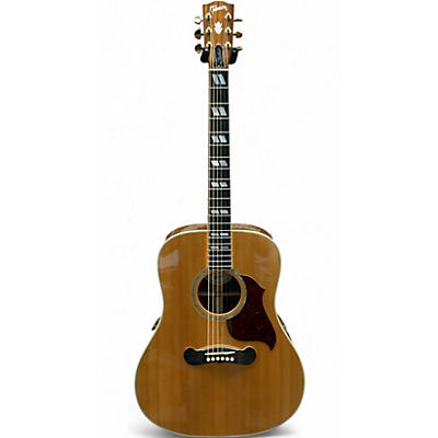 Used Gibson Songwriter Deluxe Studio Natural Acoustic Electric Guitar