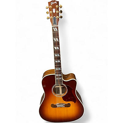 Used Gibson Songwriter Standard EC 2 Color Sunburst Acoustic Electric Guitar