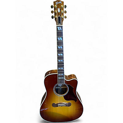 Used Gibson Songwriter Standard EC Dark Cherry Burst Acoustic Electric Guitar