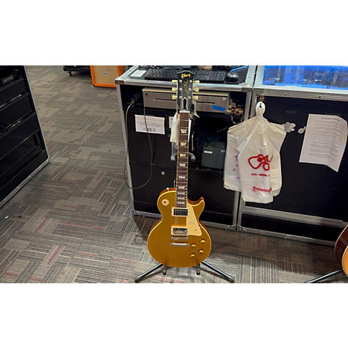 Gibson Used Gibson Standard Historic 1957 Les Paul Standard Reissue Gold Top Solid Body Electric Guitar Gold Top