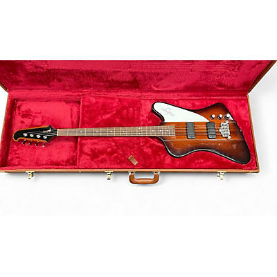 Used Gibson Thunderbird 3 Tone Sunburst Electric Bass Guitar