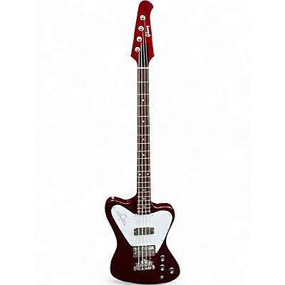 Used Gibson Thunderbird Burgundy Sparkle Electric Bass Guitar