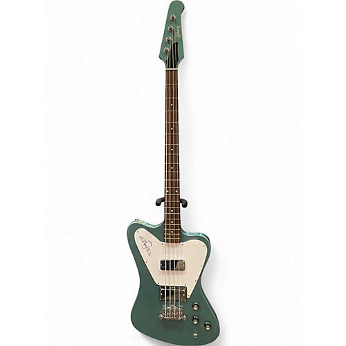 Used Gibson Thunderbird Green Electric Bass Guitar Green