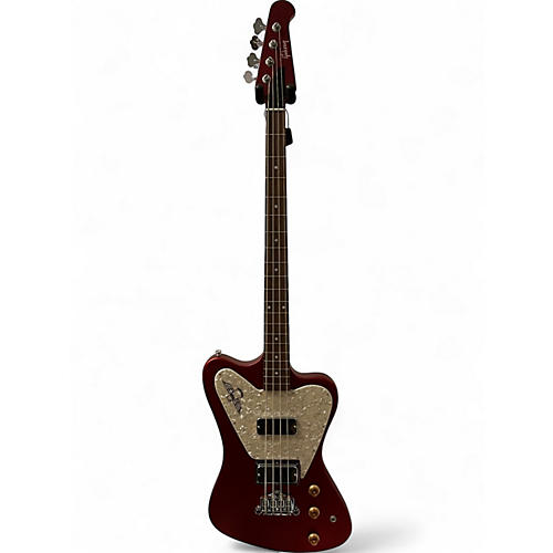 Used Gibson  Thunderbird Non-reverse MOD Burgandy Electric Bass Guitar Burgandy