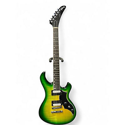 Used Gibson Victory Figured Iguana Burst Solid Body Electric Guitar
