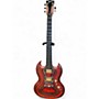 Used Gibson ZOOT SUIT SG Red with Black and White Stripes Solid Body Electric Guitar Red with Black and White Stripes