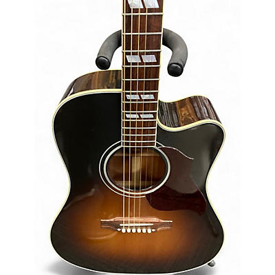 Used Gibson hummingbird pro sunburst Acoustic Electric Guitar