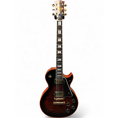Used Gibson les paul custom widow orange burst Solid Body Electric Guitar