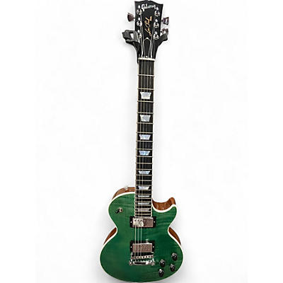 Used Gibson les paul modern figured Surf Green Solid Body Electric Guitar