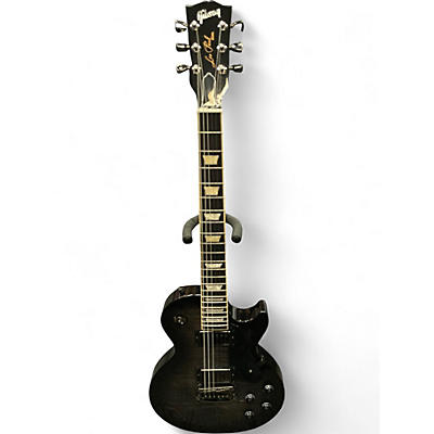 Used Gibson les paul studio session transparent black Solid Body Electric Guitar