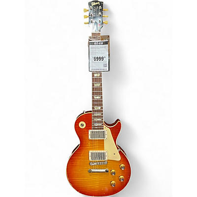 Used Gibson murphy lab heavy aged 1960reissue les paul Sunburst Solid Body Electric Guitar
