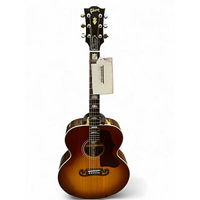 Used Gibson sj200 studio rosewood Natural Acoustic Electric Guitar