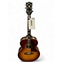 Used Gibson sj200 studio rosewood Natural Acoustic Electric Guitar Natural
