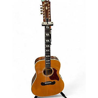 Gibson Used Gibson songwriter deluxe 12 string Vintage Natural 12 String Acoustic Electric Guitar