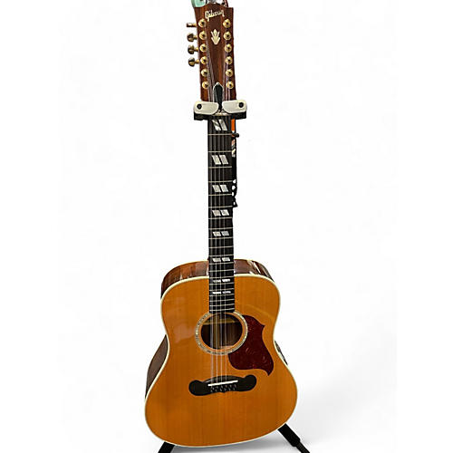 Gibson Used Gibson songwriter deluxe 12 string Vintage Natural 12 String Acoustic Electric Guitar Vintage Natural