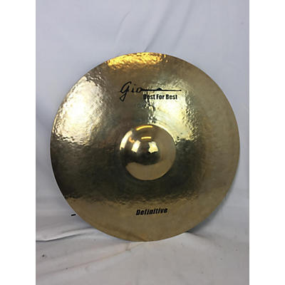 Used Gio Cymbals 23in Definitive Series Cymbal