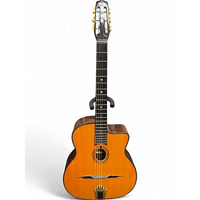 Used Gitane DG-255 Natural Acoustic Electric Guitar