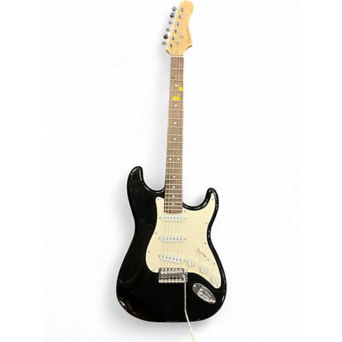 Used Gladiator GL-111 Black Solid Body Electric Guitar Black