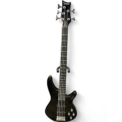 Used Glarry 5 STRING BASS Black Electric Bass Guitar