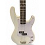 Used Glarry Bass White Electric Bass Guitar White